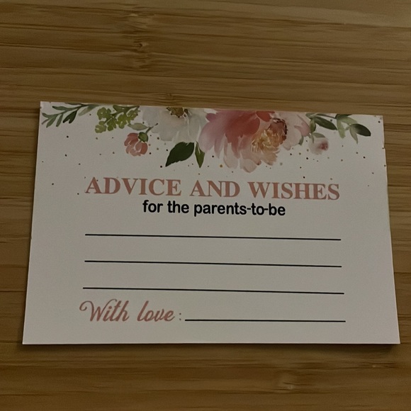 Diaper raffle / Advice and wishes for the parents to be. 42 cards. - Picture 2 of 3